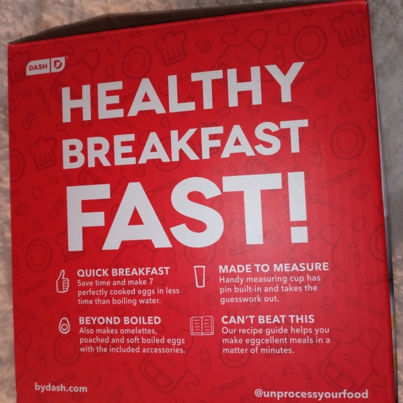 Dash, everyday egg cooker, black. - Picture 3 of 3